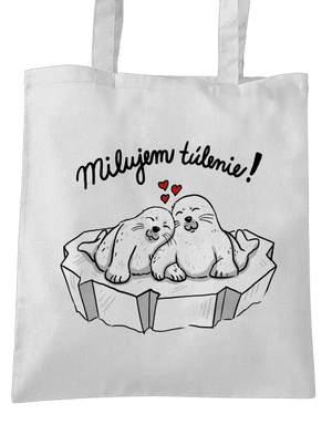 Milujem túlenie taška White