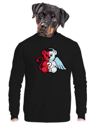 unisex mikina bez kapucne