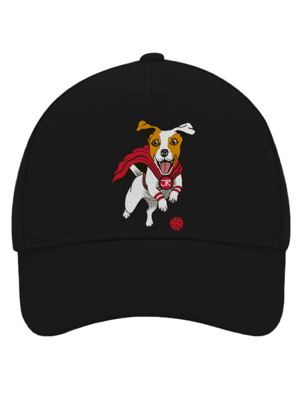 Jack Russell šiltovka baseballka Black