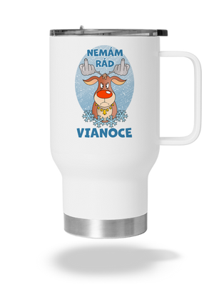 Nemám rád Vianoce termohrnček White