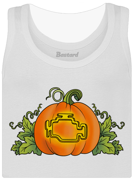 Strašidelný Halloween dámske tielko klasické White