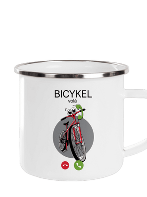 Bicykel volá plecháčik White