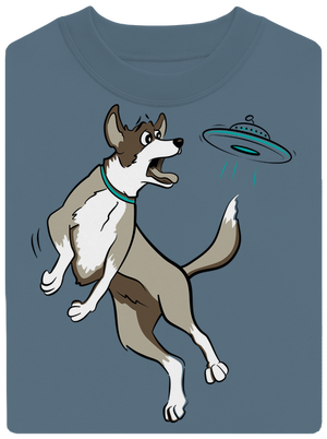 Lietajúci tanier unisex mikina bez kapucne Nordic Blue