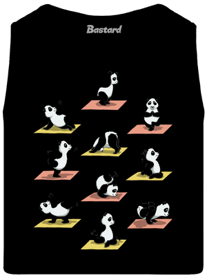 Pandia jóga pánske tielko Black