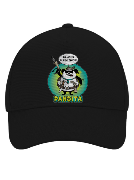 Pandita šiltovka baseballka Black