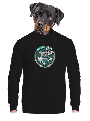 unisex mikina bez kapucne