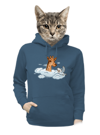 dámska mikina klokanka