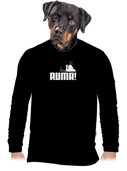 Ruma pánske dlhý rukáv Black
