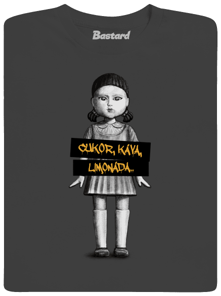 Cukor, káva, limonáda pánske dlhý rukáv Dark Grey