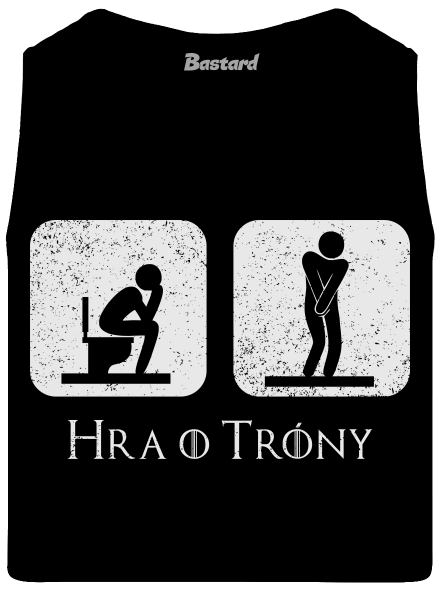 Hra o trůny pánske tielko Black