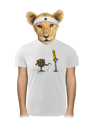 Plug-in jack detské športové tričko White