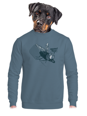 unisex mikina bez kapucne