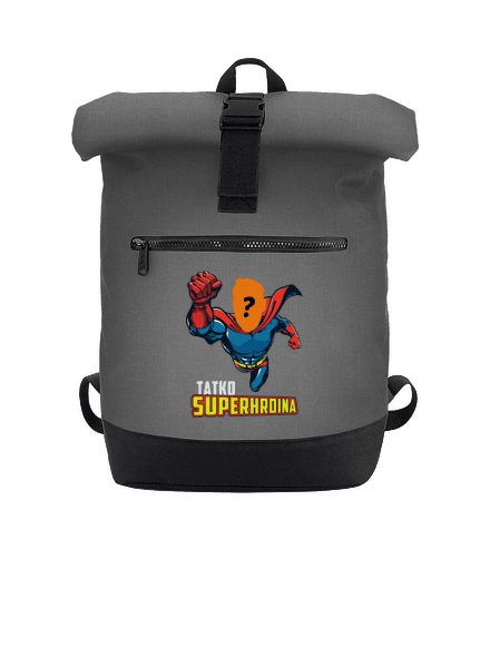 Tatko superhrdina batoh Grey Marl