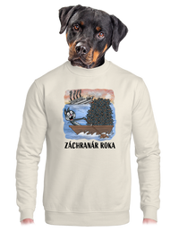 unisex mikina bez kapucne