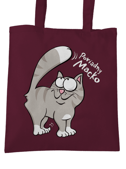 Macko a Micka taška Burgundy