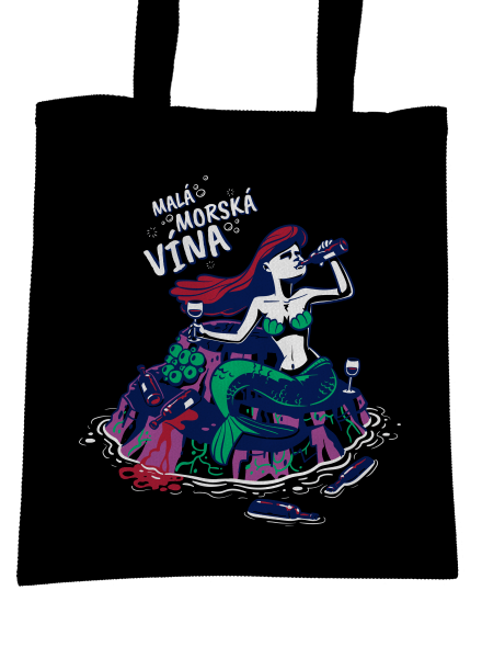 Malá mořská vína taška Black