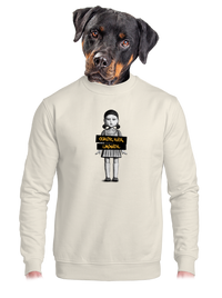 unisex mikina bez kapucne