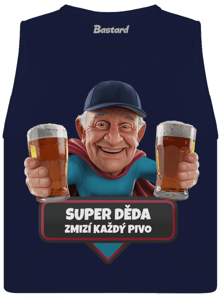 Super dedo dámske tielko voľné Navy