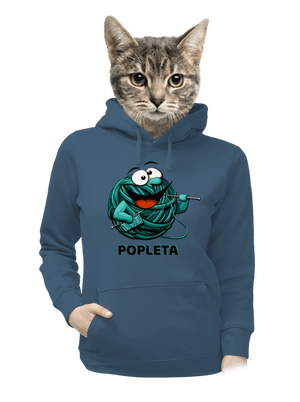 dámska mikina klokanka