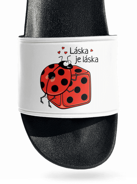 Láska je láska šľapky White