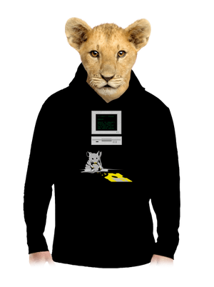 detská mikina klokanka