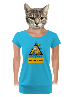 dámske tričko s lemom