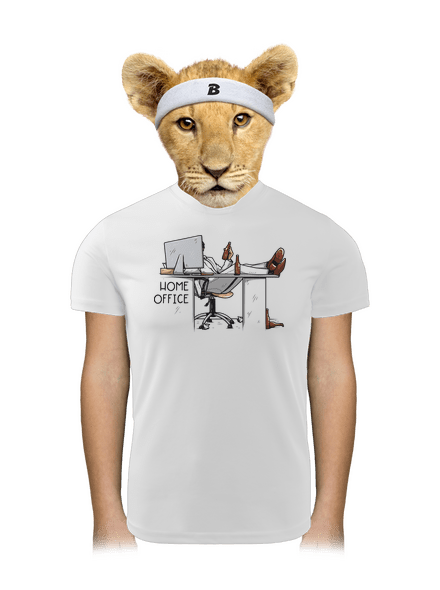 Home Office detské športové tričko White