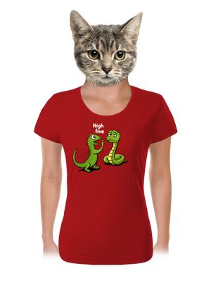 High Five dámske tričko Red Mal