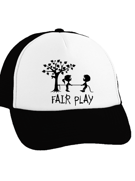 Fair play šiltovka truckerka Black cap