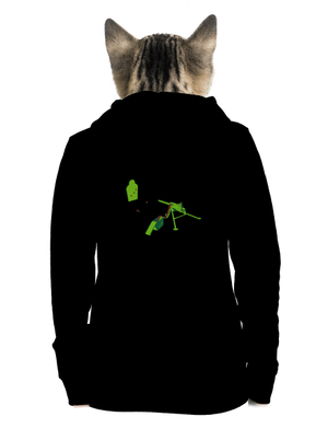 dámska mikina na zips