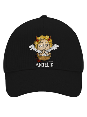 Anjelik šiltovka baseballka Black