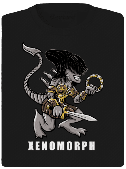 Xenomorph dámske športové tričko Black
