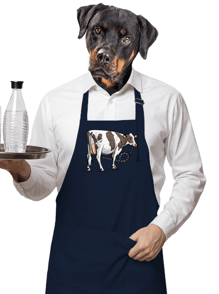 Cow drink zástera Navy