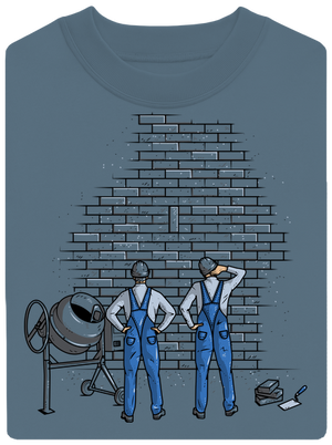 Murári unisex mikina bez kapucne Nordic Blue