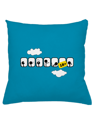 Lietadlo vankúš Blue Turquoise