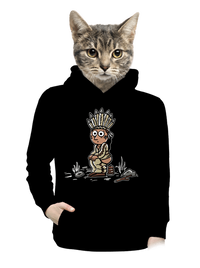 dámska mikina klokanka