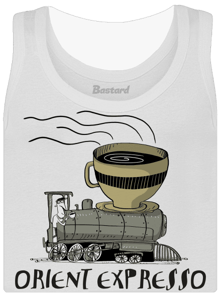 Orient expresso dámske tielko klasické White