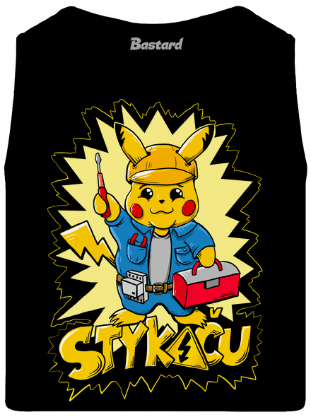 Stykaču pánske tielko Black