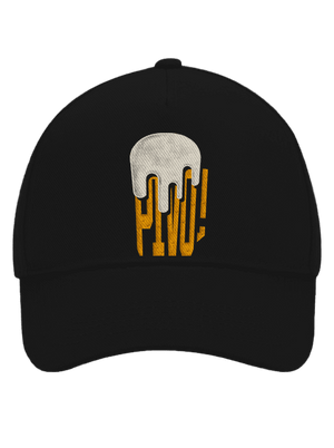 Nápis Pivo šiltovka baseballka Black