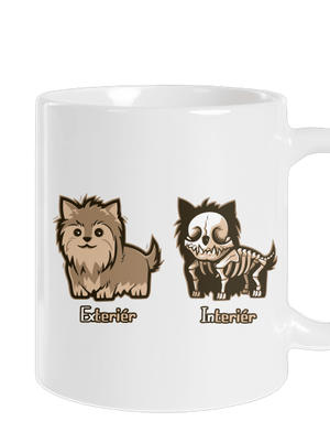 Teriér klasický hrnček White