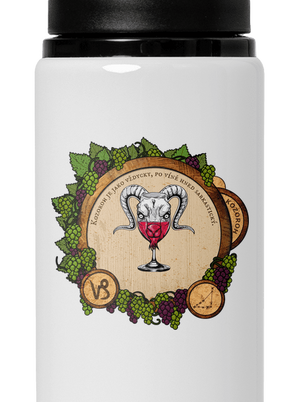 Vínny horoskop: Kozorožec flaša na vodu White