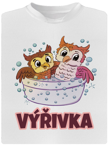 Výřivka pánske športové tričko White