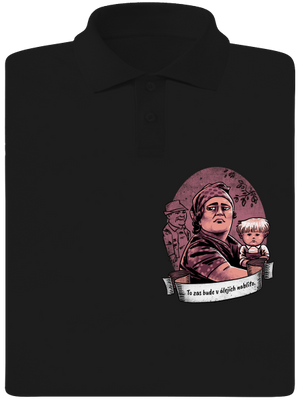 B14: Slavnosti sněženek pánska polokošeľa Black