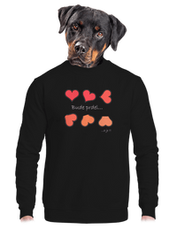 unisex mikina bez kapucne