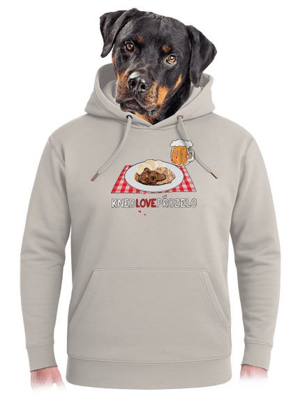 Knedlo vepřo zelo unisex mikina premium Pastel Macchiato