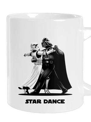 Star dance veľký hrnček White