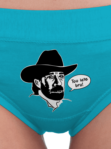 Too late bro dámske nohavičky Turquoise