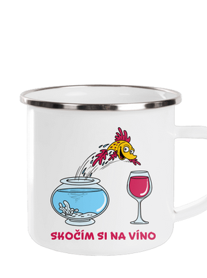 Skočím si na víno plecháčik White