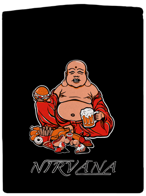 Nirvána dámska mikina na zips Black