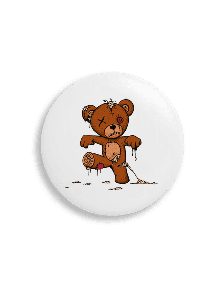 Zombie teddy placka 